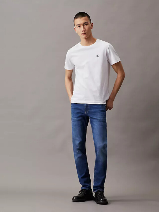 Erkek CK SLIM Jean Pantolon - Lacivert - CALVIN KLEIN