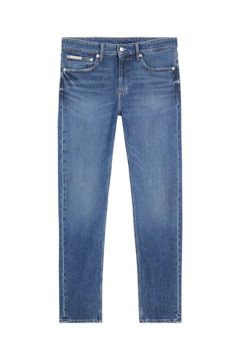 Erkek Ck Slim Taper Jeans - Mavi - Calvin Klein