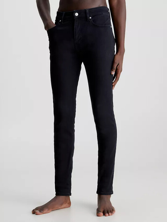 Erkek CK SUPER SKINNY Jean Pantolon - Siyah - CALVIN KLEIN