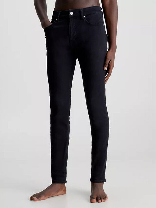 Erkek Ck Super Skınny Jean Pantolon - Siyah - CALVIN KLEIN