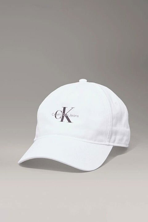 Erkek Ck Twill Logo Şapka - Beyaz - Calvin Klein