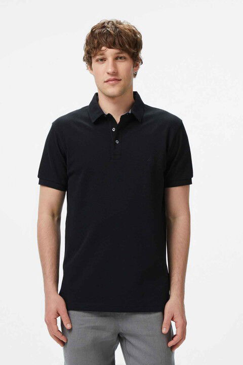 Erkek Classic Fit Polo - Siyah - Nautica