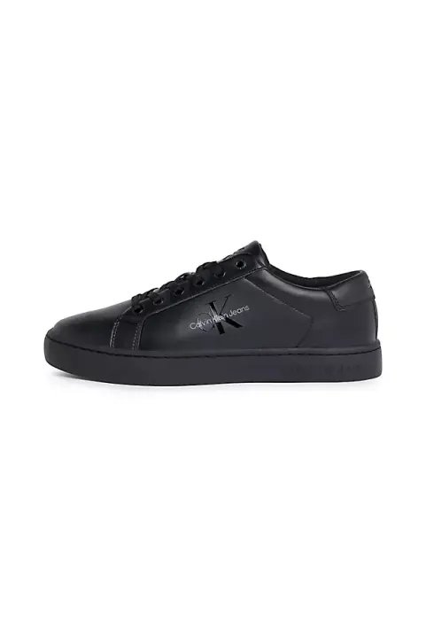 Erkek Classic Lace Up Sneaker Ayakkabı - Siyah - 1