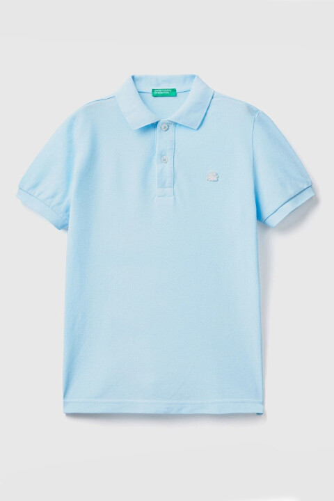 Erkek Çocuk Polo Yaka T-Shirt - Mint Yeşili - BENETTON