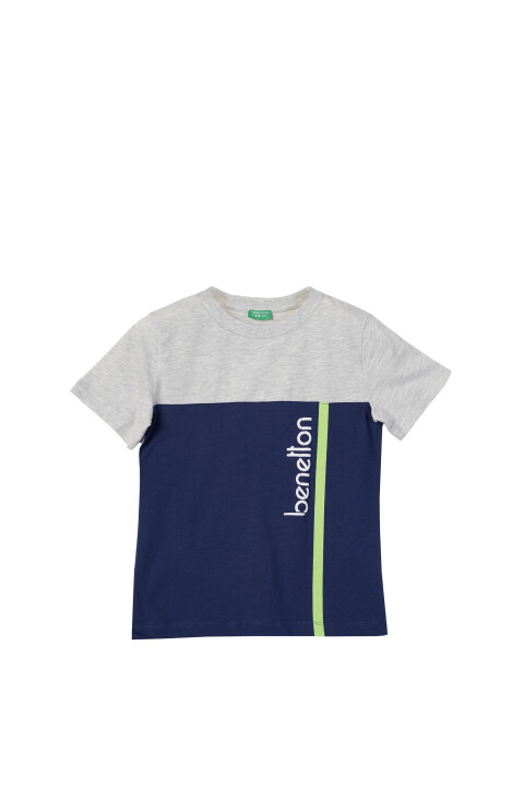 Erkek Çocuk T-Shirt - Lacivert - BENETTON