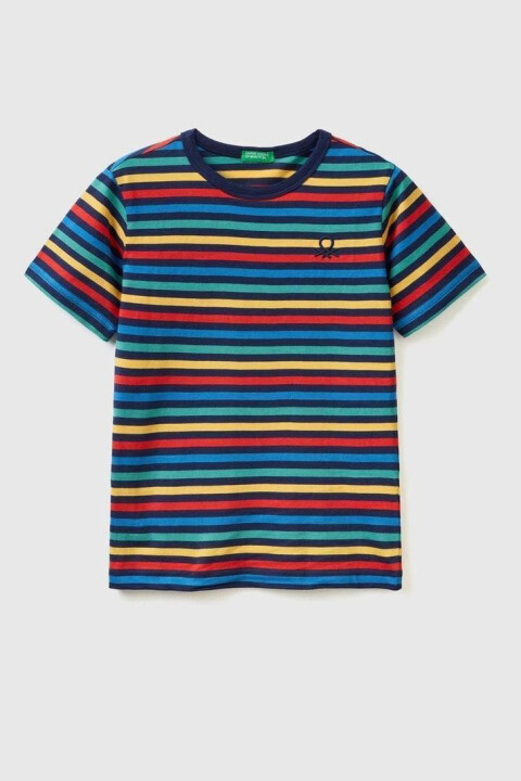 Erkek Çocuk T-Shirt - Lacivert - BENETTON