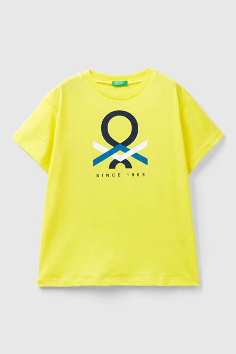 Erkek Çocuk T-Shirt - Sarı - BENETTON