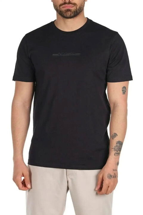 Erkek Columbia CSC M Bar Kısa Kollu T-Shirt - Siyah - Columbia
