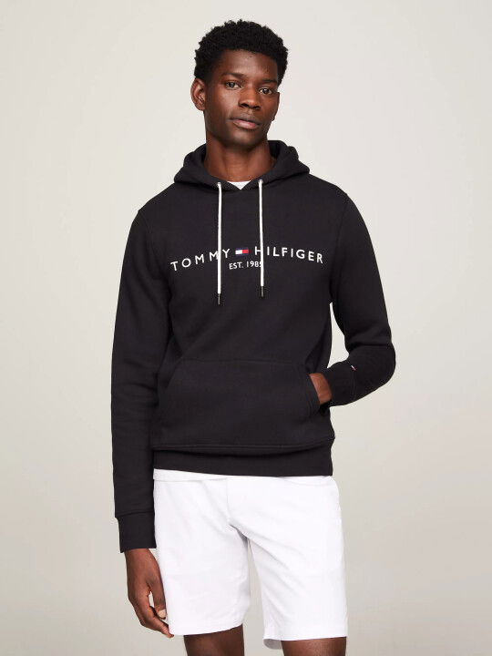 Erkek Core Tommy Logolu Sweatshirt - Siyah - Tommy Hilfiger