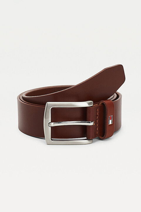 Erkek Denton 3.5 Kemer - Kahverengi - Tommy Hilfiger