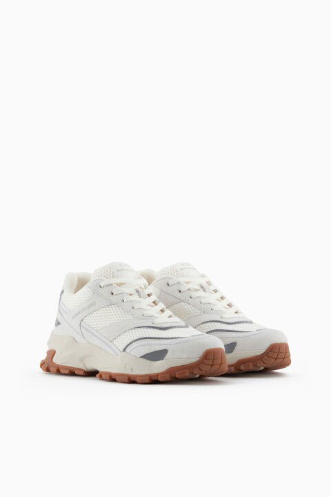 Erkek EA Sneaker - Beyaz - ARMANI EXCHANGE