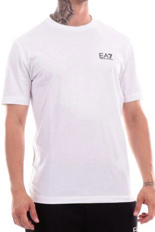 Erkek Ea7 Bisiklet Yaka T-Shirt - Beyaz - EA7