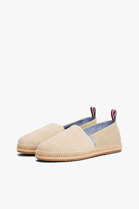 Erkek Esnek Tabanlı Espadril Ayakkabı - Bej - Tommy Hilfiger