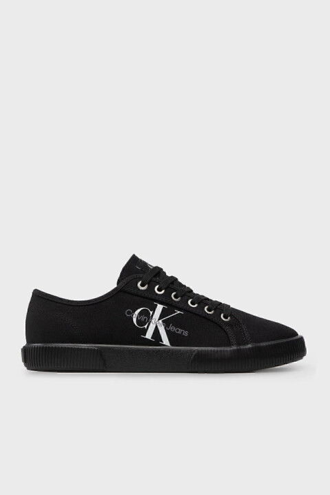 Erkek Ess Vulcanızed Low Laceup Cs Ml Sneaker Ayakkabı - Siyah - CALVIN KLEIN