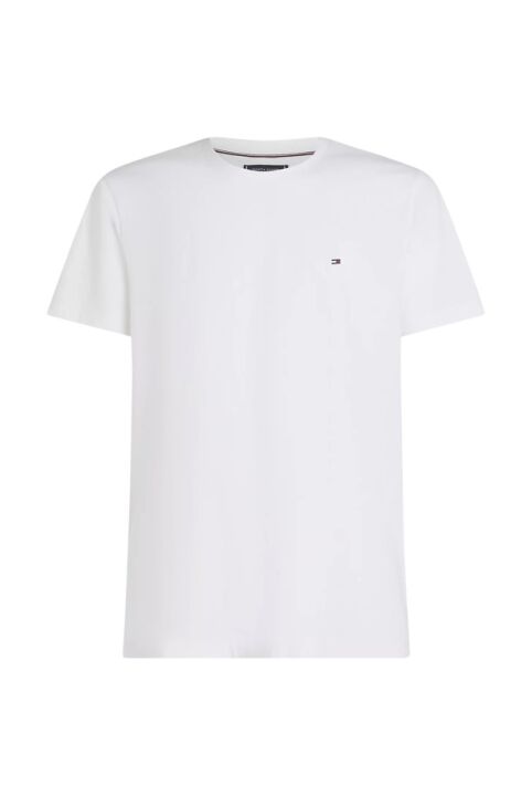 Erkek ESSENTIAL REG FIT SOLID TEE T-Shirt - Beyaz - Tommy Hilfiger