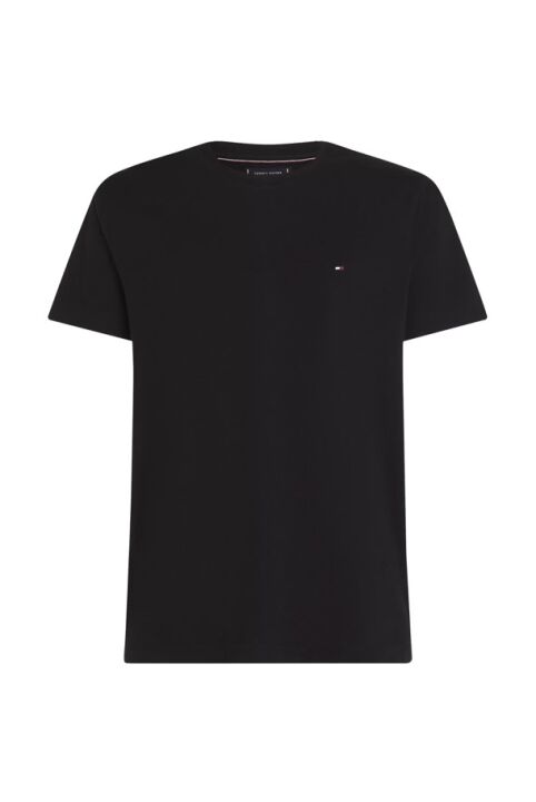 Erkek ESSENTIAL REG FIT SOLID TEE T-Shirt - SİYAH - Tommy Hilfiger