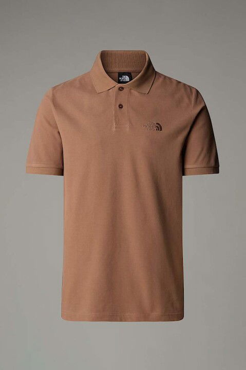 Erkek Essential Regular Polo T-Shirt - Kahverengi - The North Face