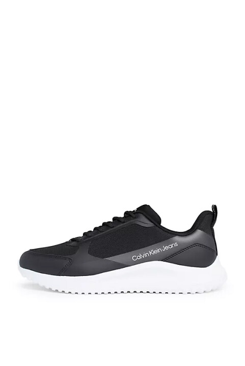 Erkek EVA RUNNER LOWLACEUP MIX IN MR Sneaker-Siyah - CALVIN KLEIN