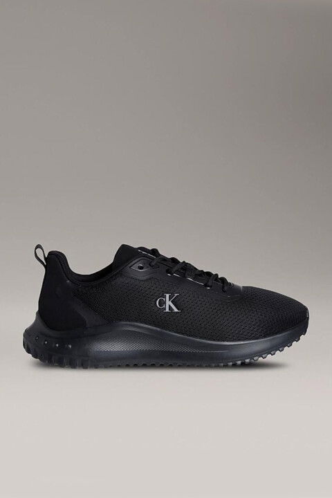 Erkek Eva Runner Mix Mesh Sneaker Ayakkabı - Siyah - Calvin Klein