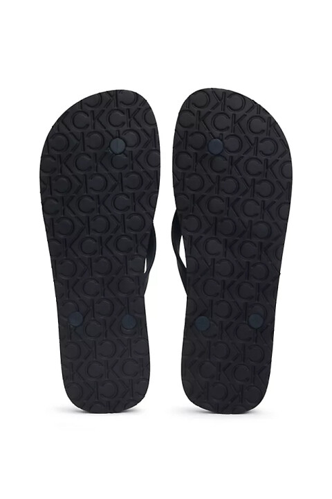 Erkek FLIP FLOP RUBBER Parmak Arası Terlik-Siyah - 7