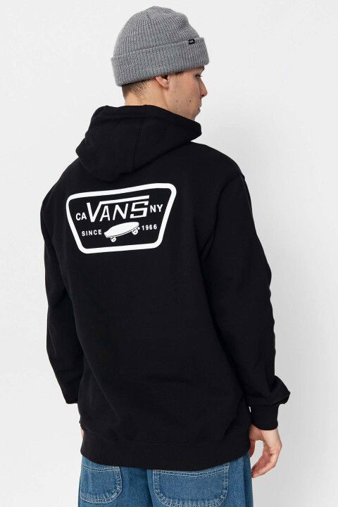 Erkek Full Patch Pullover Sweatshirt - Siyah - Vans