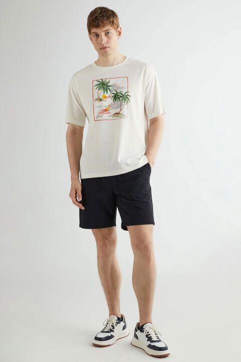 Erkek Gant Regular Fit Şort - Lacivert - GANT