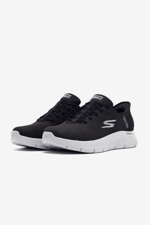Erkek Go Walk Flex New World Yürüyüş Ayakkabısı - Siyah/Gri - SKECHERS