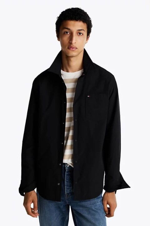 Erkek Gömlek Tarz Ceket - Siyah - Tommy Hilfiger