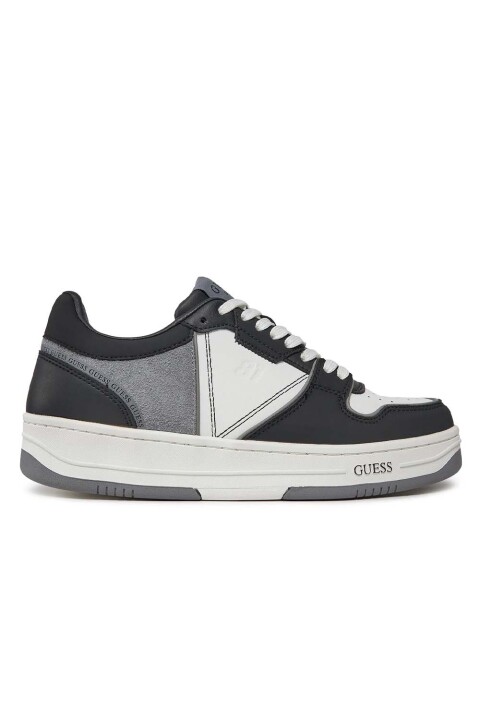 Erkek Guess Ancona Low Spor Ayakkabı - Gri / Siyah - GUESS