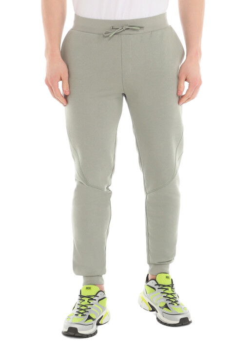 Erkek Guess Henriko Manşetli Spor Pantolon - Yeşil - GUESS