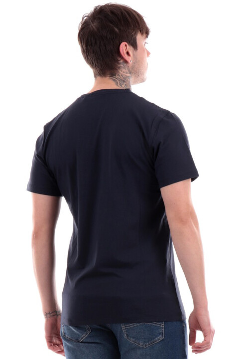 Erkek Guess Pima Basic T-Shirt - Lacivert - 3