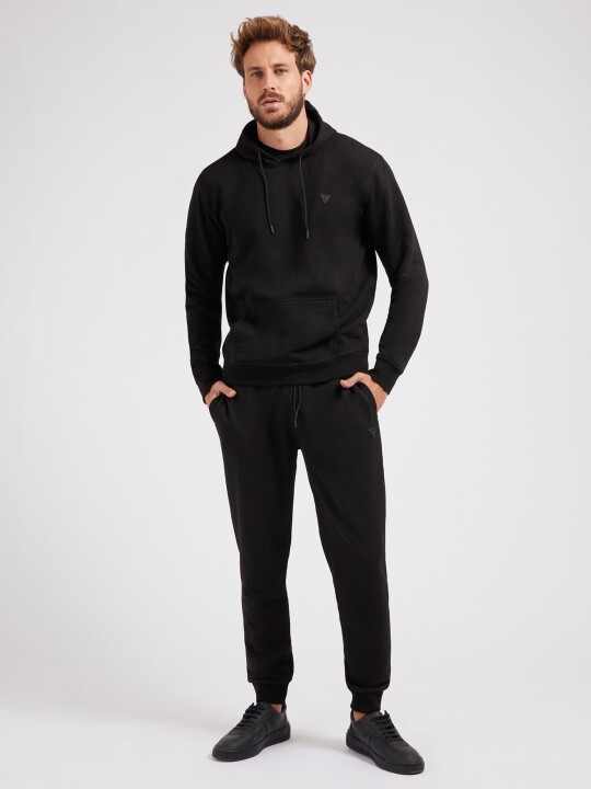 Erkek Jogger Pantolon-Siyah - 2