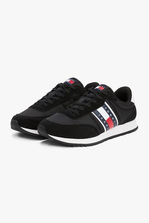 Erkek Koşu Ayakkabısı - Siyah - Tommy Hilfiger