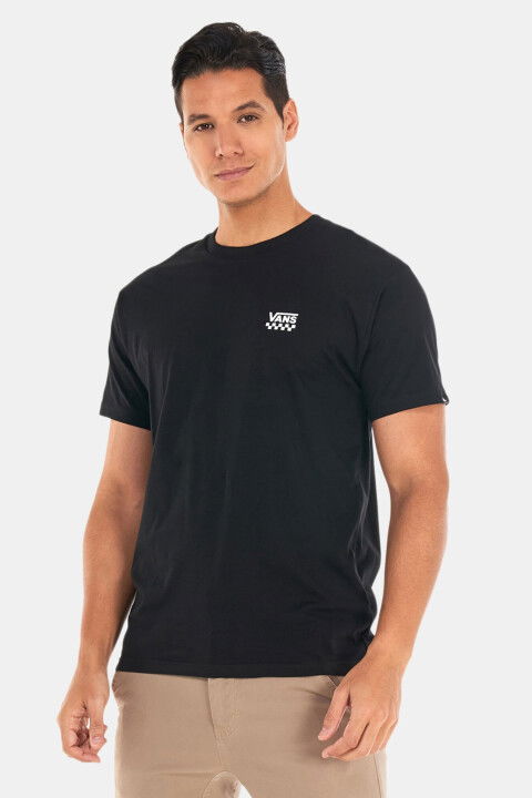 Erkek Left Chest Logo T-Shirt - Siyah - Vans