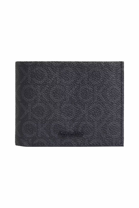 Erkek Logolu Cüzdan CK Must Mono Billfold - Siyah - Calvin Klein