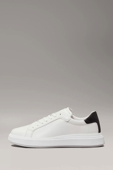 Erkek Low Top Lace Up LTH Sneaker Ayakkabı - Beyaz - Calvin Klein