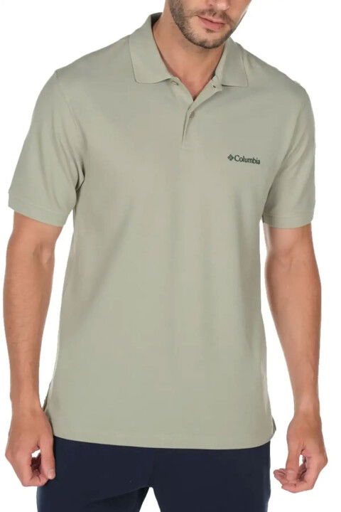 Erkek M Cscade Range Solid Kısa Kollu Polo T-Shirt - Safari - Columbia