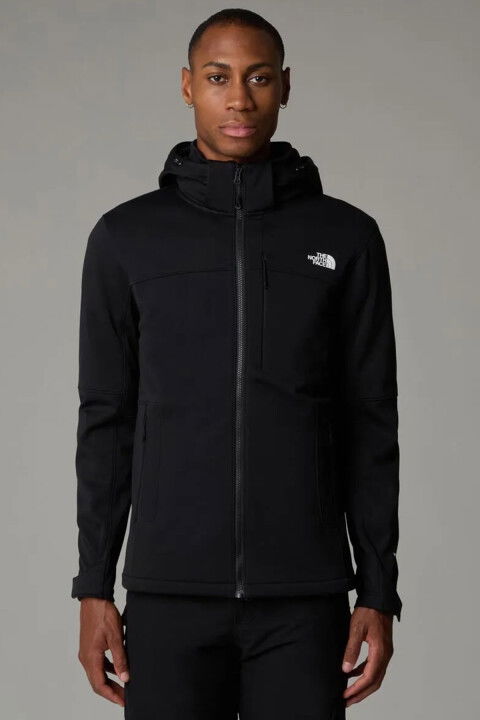 Erkek M Dıablo Softshell Detachable Kapüşonlu Mont - Siyah - The North Face