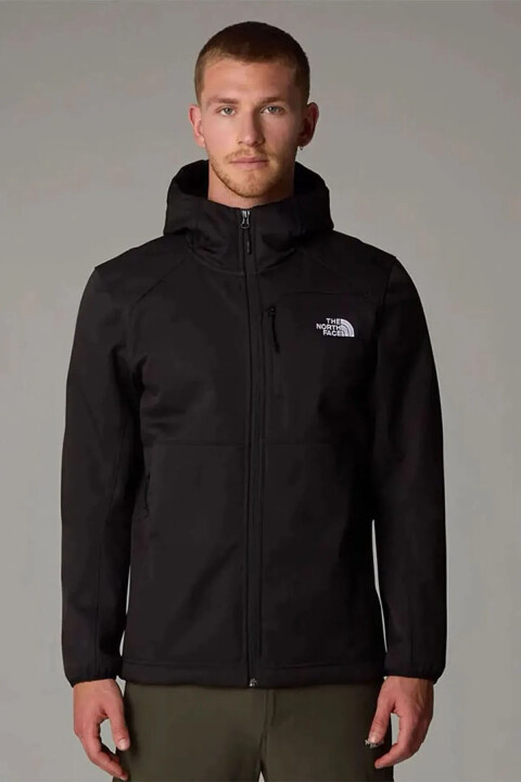 Erkek M QUEST HOODED SOFTSHELL Mont - Siyah - The North Face