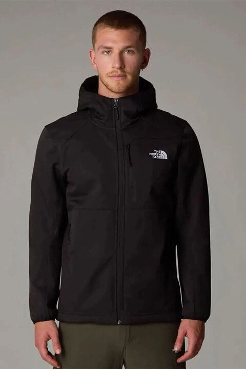 Erkek M Quest Hooded Softshell Mont - Siyah - The North Face