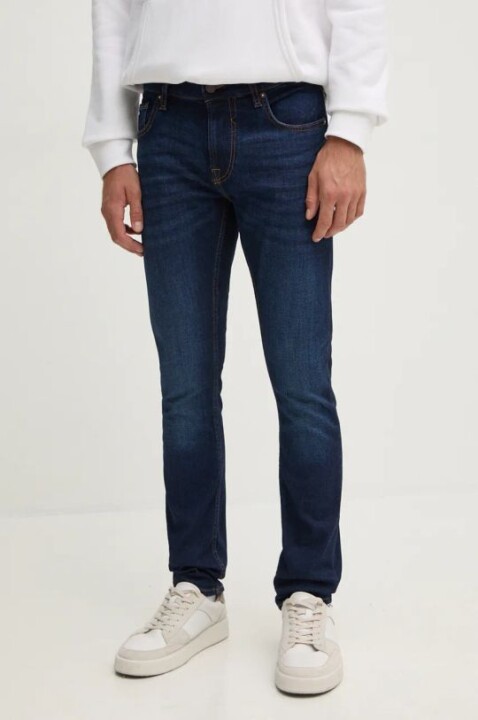 Erkek MIAMI Denim Pantolon - Lacivert - GUESS