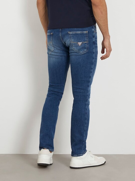 Erkek Miami Skinny Jean Pantolon - Mavi - 3