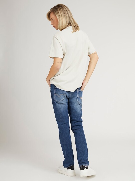 Erkek Miami Skinny Jean Pantolon - Mavi - 4