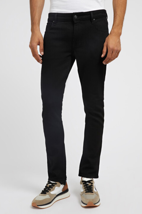 Erkek Miami Skinny Jean Pantolon - Siyah - 1