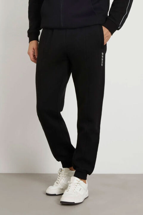 Erkek Mickey Aktif Regular Fit Eşofman Altı - Siyah - GUESS