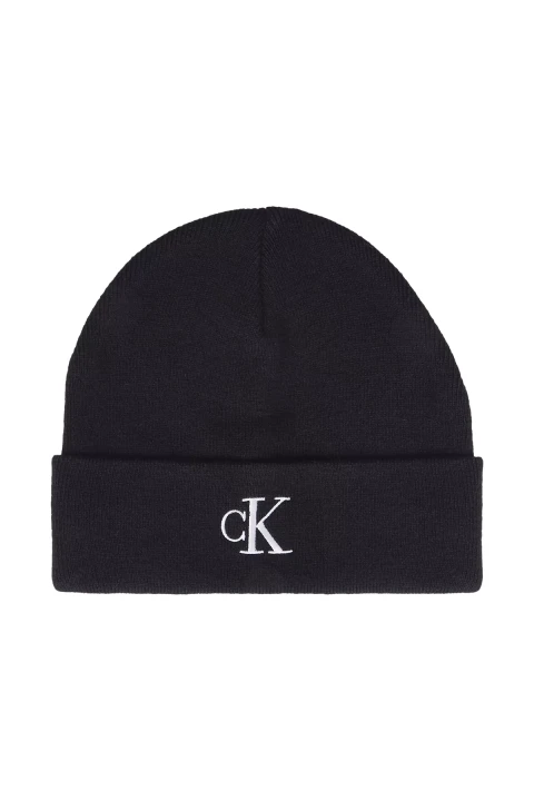 Erkek MONOGRAM EMBRO BEANIE Bere - Siyah - 2