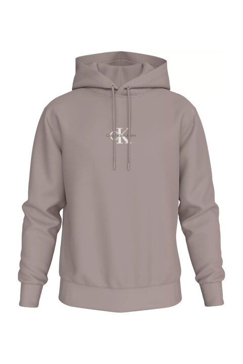 Erkek MONOLOGO HOODIE Sweatshirt - Gri - CALVIN KLEIN