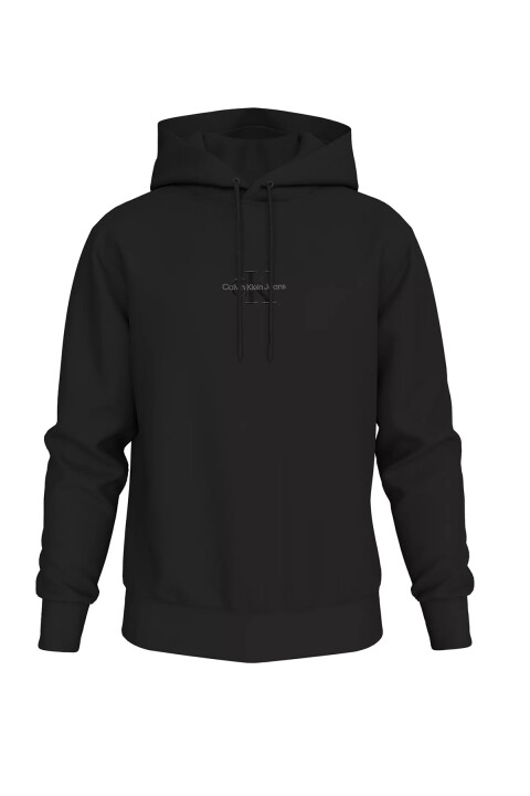 Erkek MONOLOGO HOODIE Sweatshirt - Siyah - CALVIN KLEIN