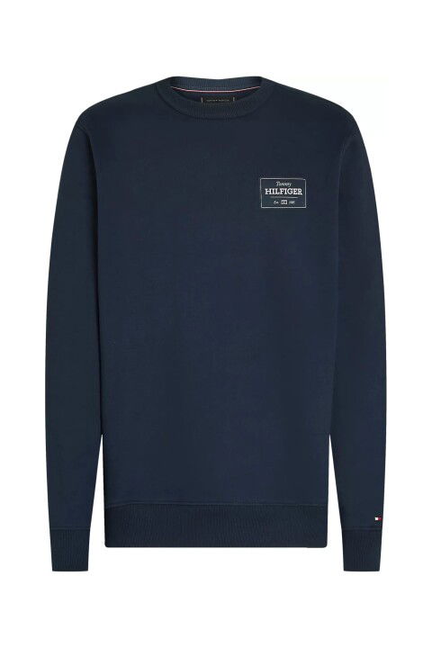 Erkek Monotype Label Sweatshirt - Lacivert - Tommy Hilfiger