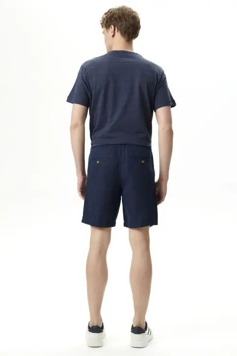 Erkek Nautica Classic Fit Bermuda - Lacivert - 2